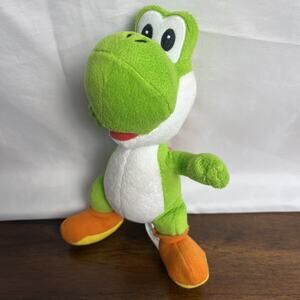 2023 Yoshi 8” Plush Super Mario Bros. Nintendo Stuffed Gamer Collect Kidcore Fun